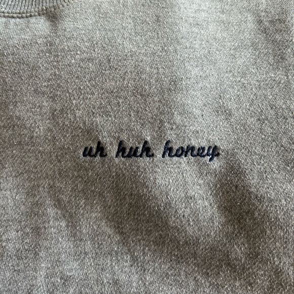 Cropped Grey Brandy Melville Crewneck - Picture 2 of 5